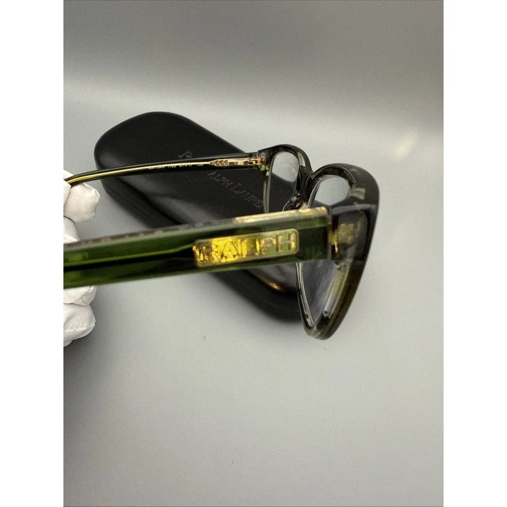 Ralph Lauren Eyeglasses, Frames Only, RA 7043, 51-17-135, Green Tortoise & Case